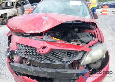 2010 Toyota Corolla S from USA, damaged, VIN 2T1BU4EE7AC256832